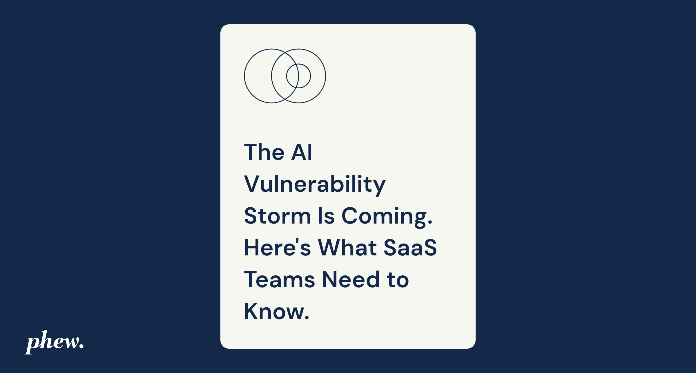 The AI Vulnerability Storm Is Coming. Here’s What SaaS Teams Need to Know.